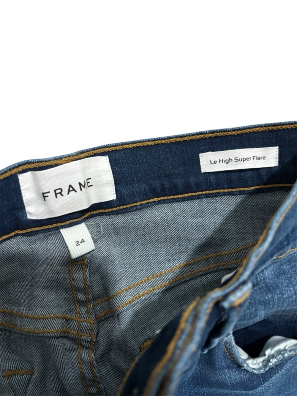 FRAME Le High Super Flare Jeans - Picture 5 of 5